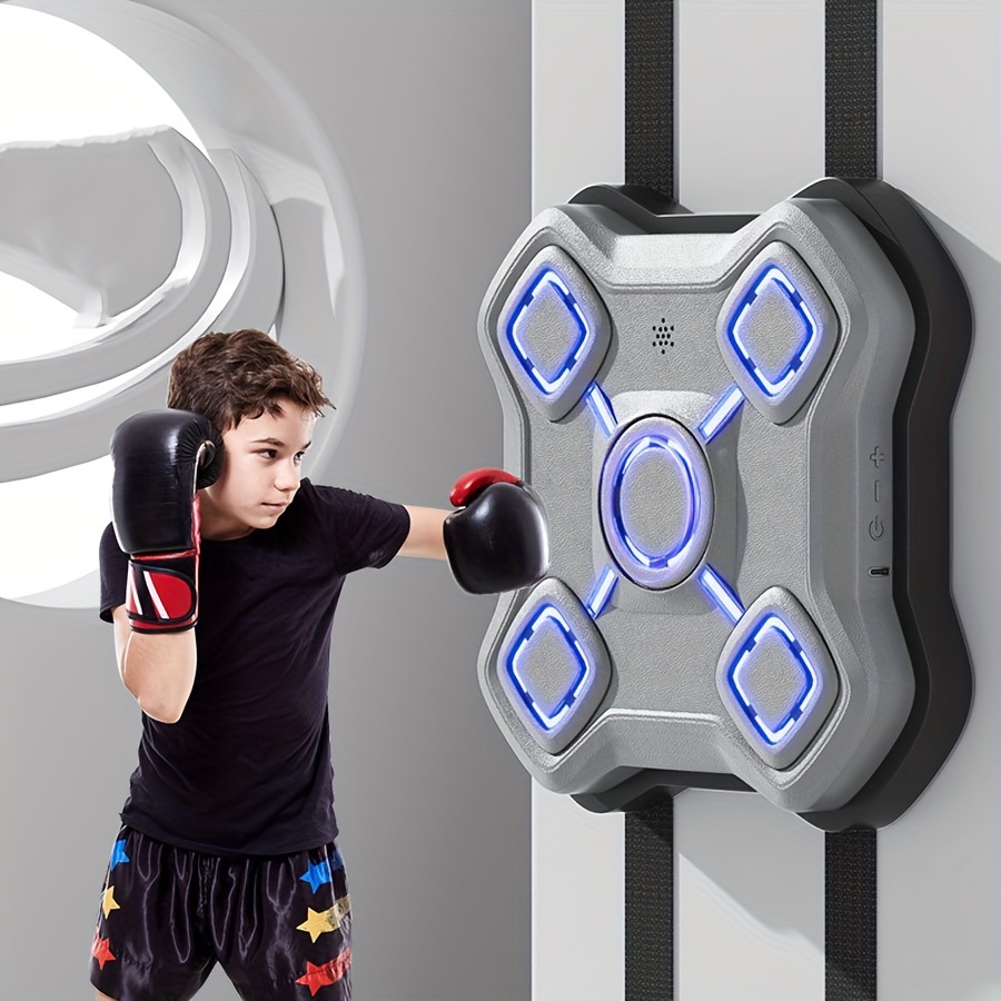 Boxing Machine Music Smart Fun Wall Mounted Indoor Agility Reaction  Exercise Equipment Music Electronic Boxing Training Wall - AliExpress
