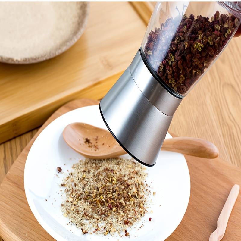 1Pcs,Pepper grinder, manual grinding bottle, small seasoning