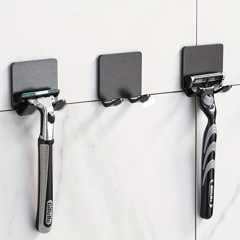 4pcs Shower Wall Shaving Razor Holder