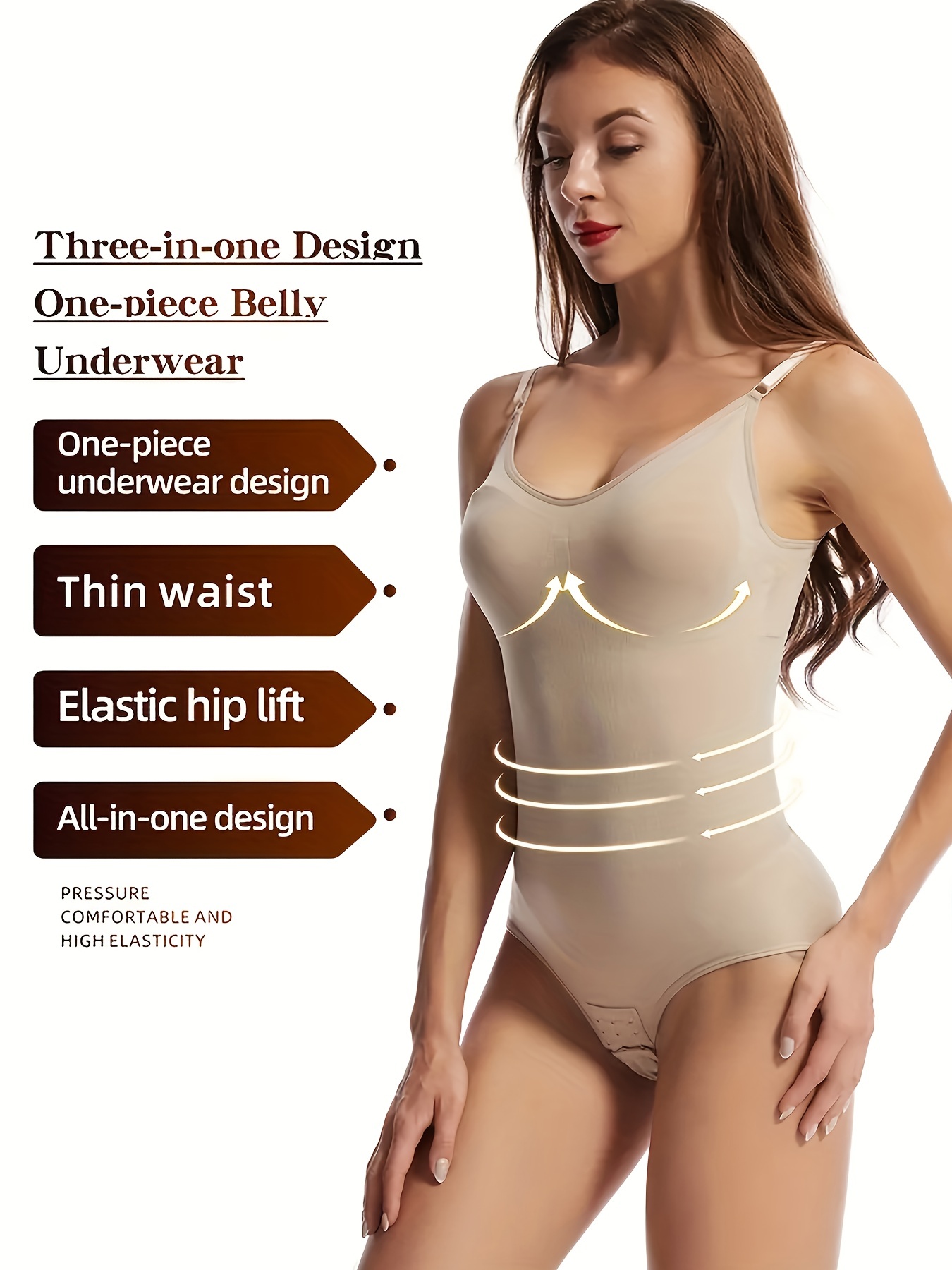 Women Ultra Slim Tummy Control Hip Lift Panties Shapewear Seamless