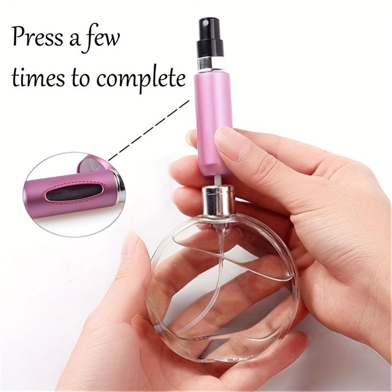 Portable 5ml Outdoor Sports Perfume Bottle Filling Bottle, Portable Mini Refillable Spray Bottle