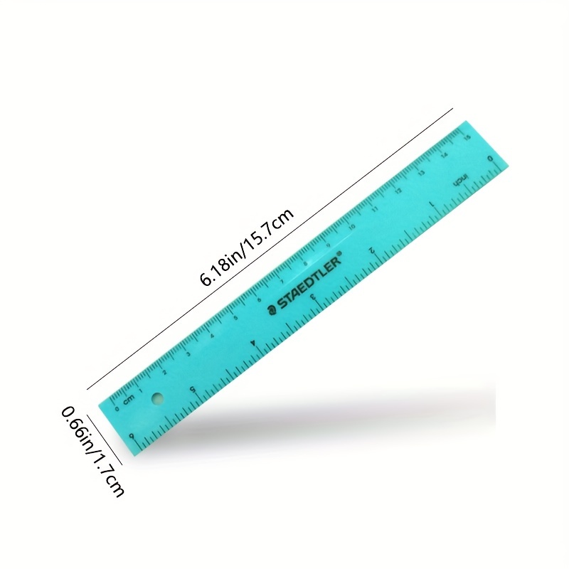 Color Gradient Transparent High Quality Acrylic Ruler Ruler - Temu