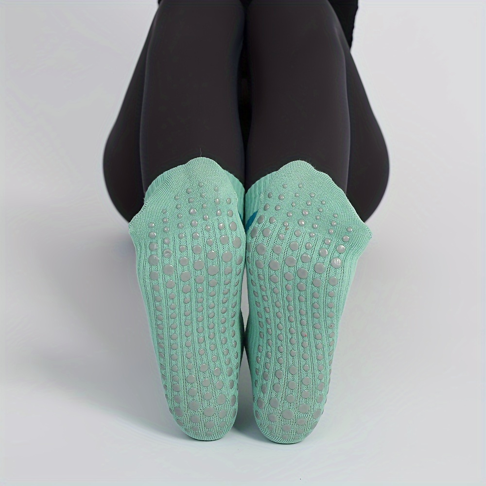 Mid Calf Soft Comfortable Yoga Socks Anti skid Breathable - Temu