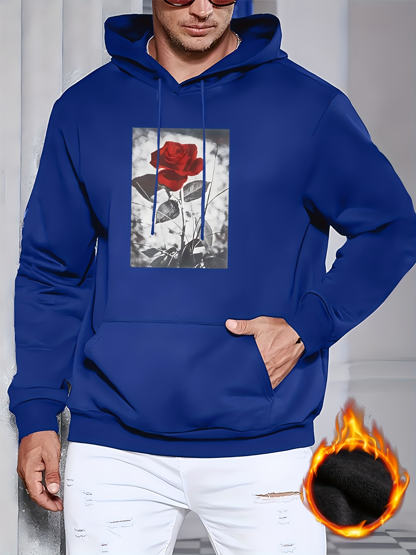 Rose hoodies store for men