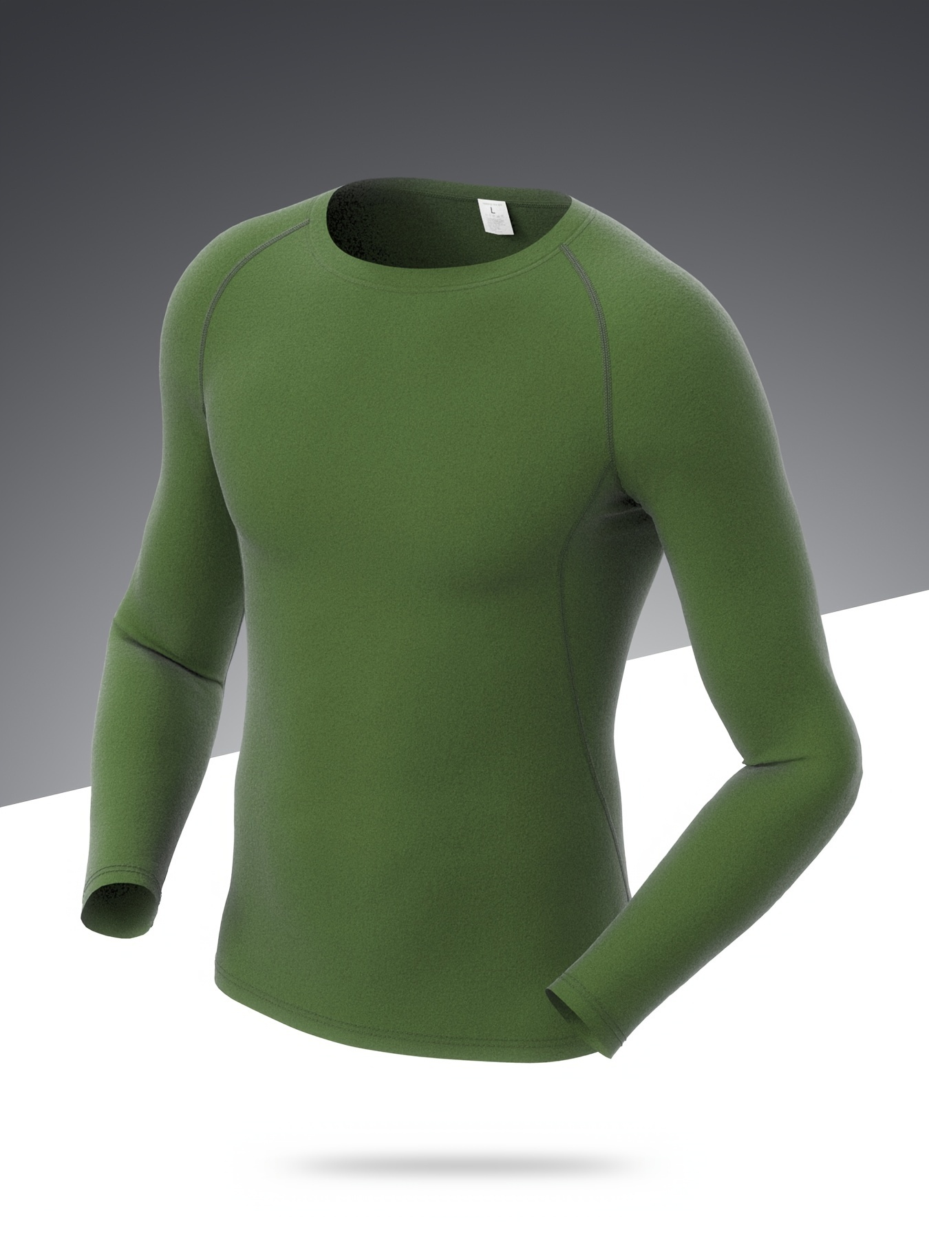 Breathable Compression Long Sleeve Sports Shirt Men Quick - Temu