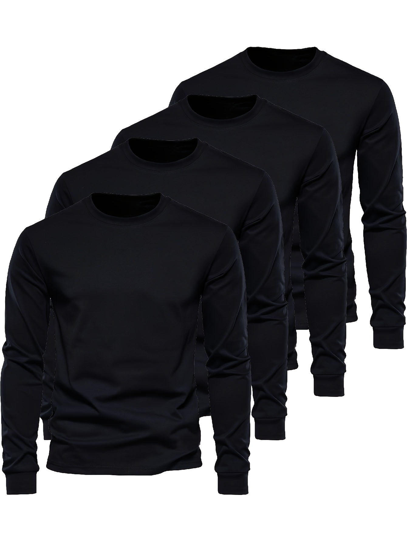 Thermal Shirts Men Crew Neck Long Sleeve Thermal Undershirt - Temu Canada