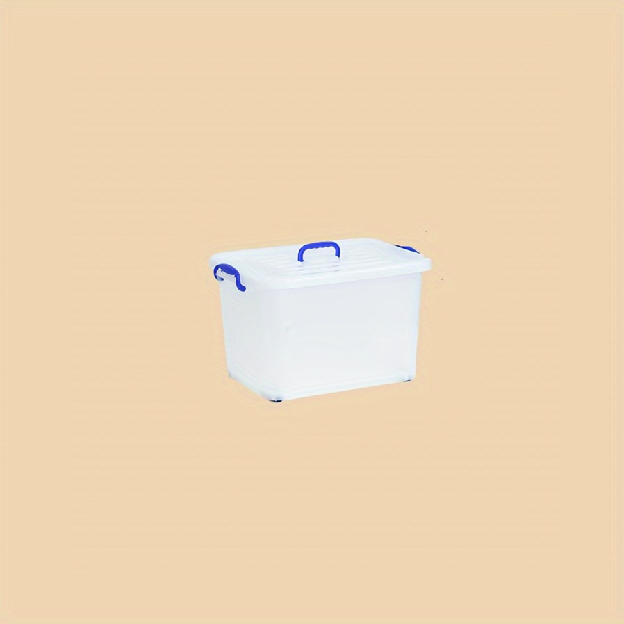 68L Large Capacity Plastic Storage Bins with Lid Plastic Container with  Wheels PP Storage Bin Box with Lid for Clothes