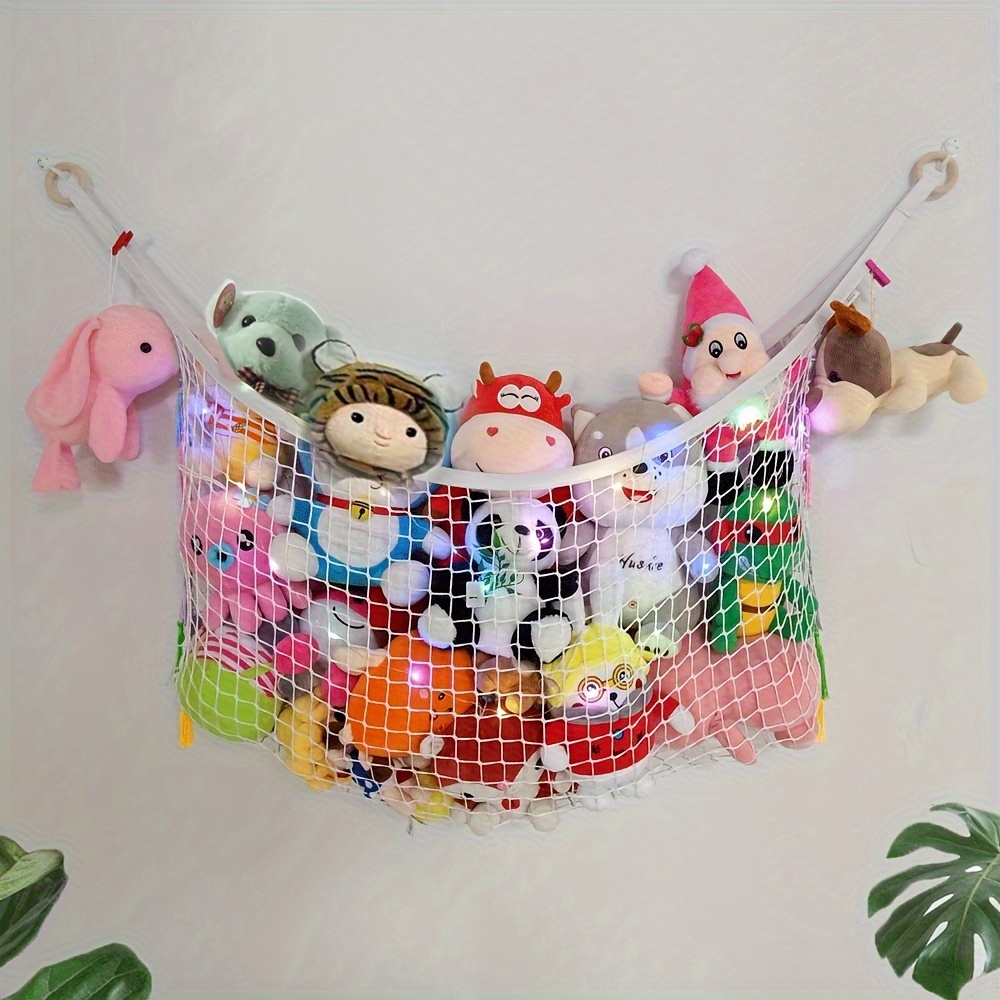 Stuffed Animal Storage,Over The Door Organizer Storage for Storage Plush  Toys,Baby Supplies and Other Soft Sundries,Breathable Hanging Large  Capacity