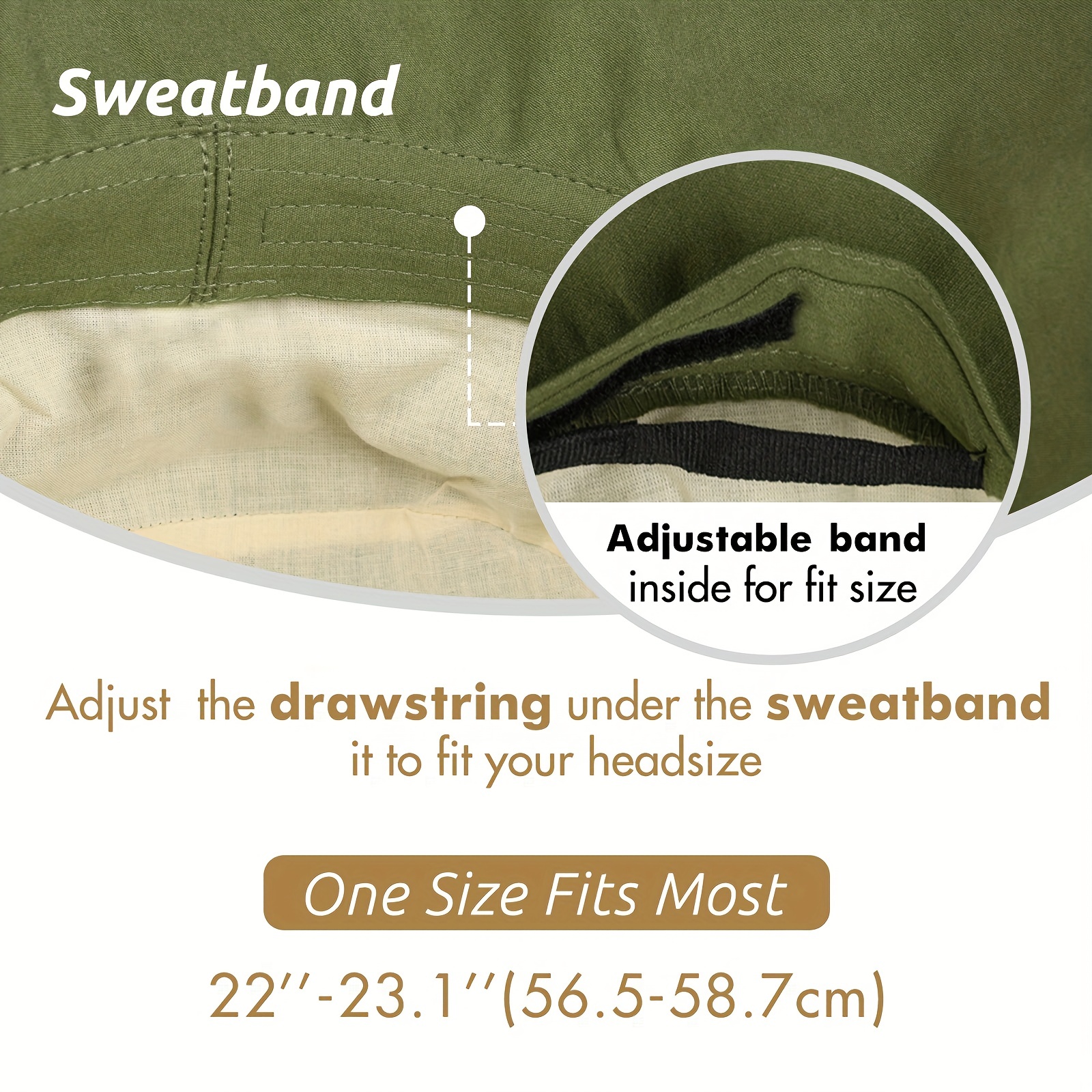 Wide Brim Sun Hat Outdoor UV Protection Bucket Hat