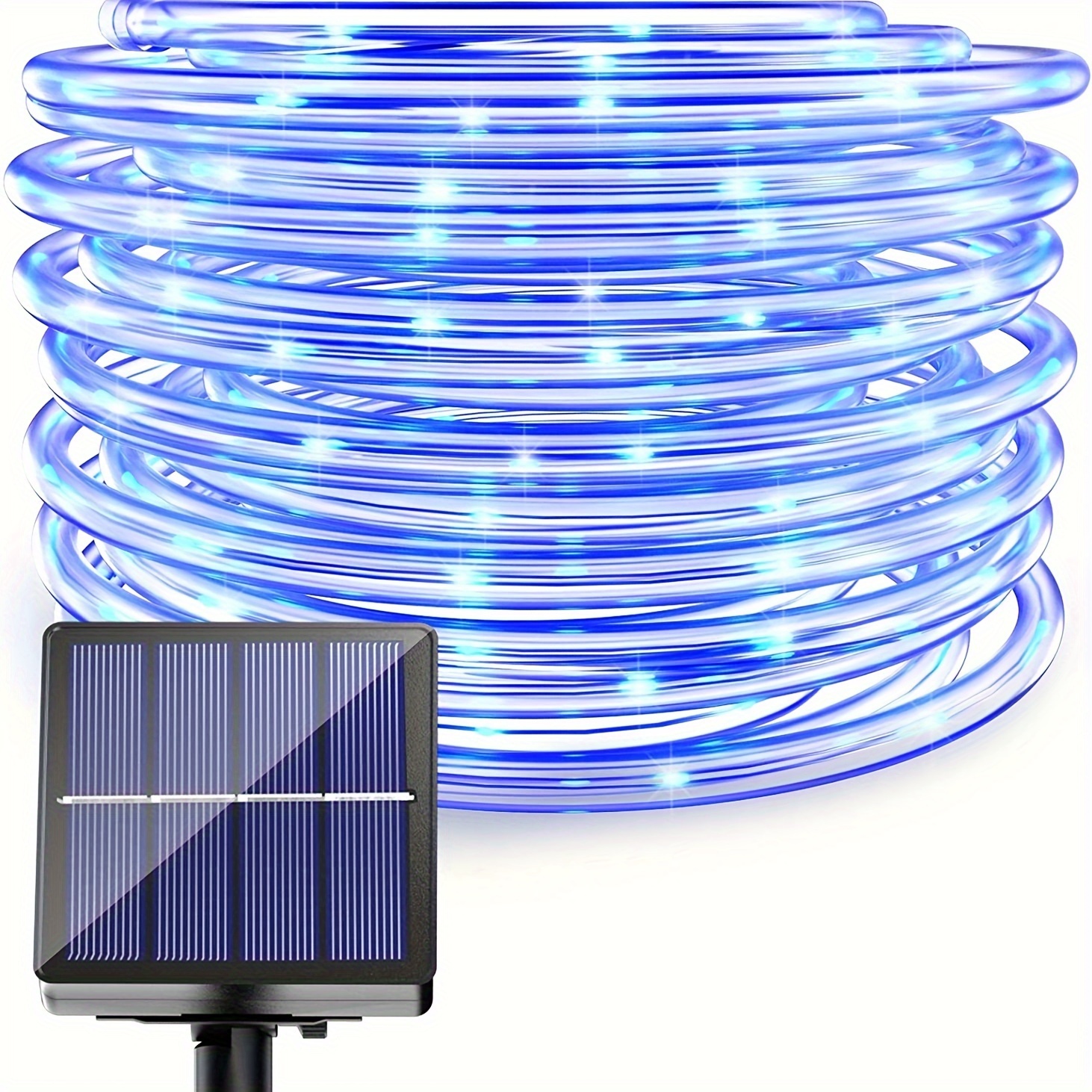 JMEXSUSS 200 LED Trampoline Accessories Solar Rope Lights, 66ft IP 65 Waterproof  Rope Lights Outdoor with 8 Modes, Solar Trampoline Lights for Trampoline  Ladder Slide Stake Tent Fence Camp(Multicolor) 