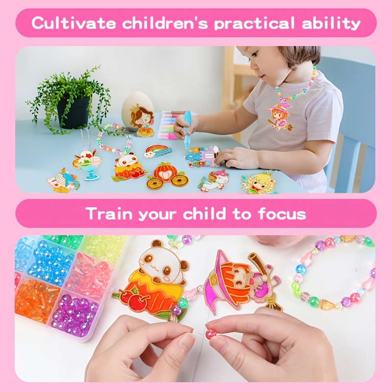 Kids DIY Crystal Paint Arts and Crafts Set DIY Crystal Painting Set No-Bake  Crystal Glue Painting Set Christmas Ornament