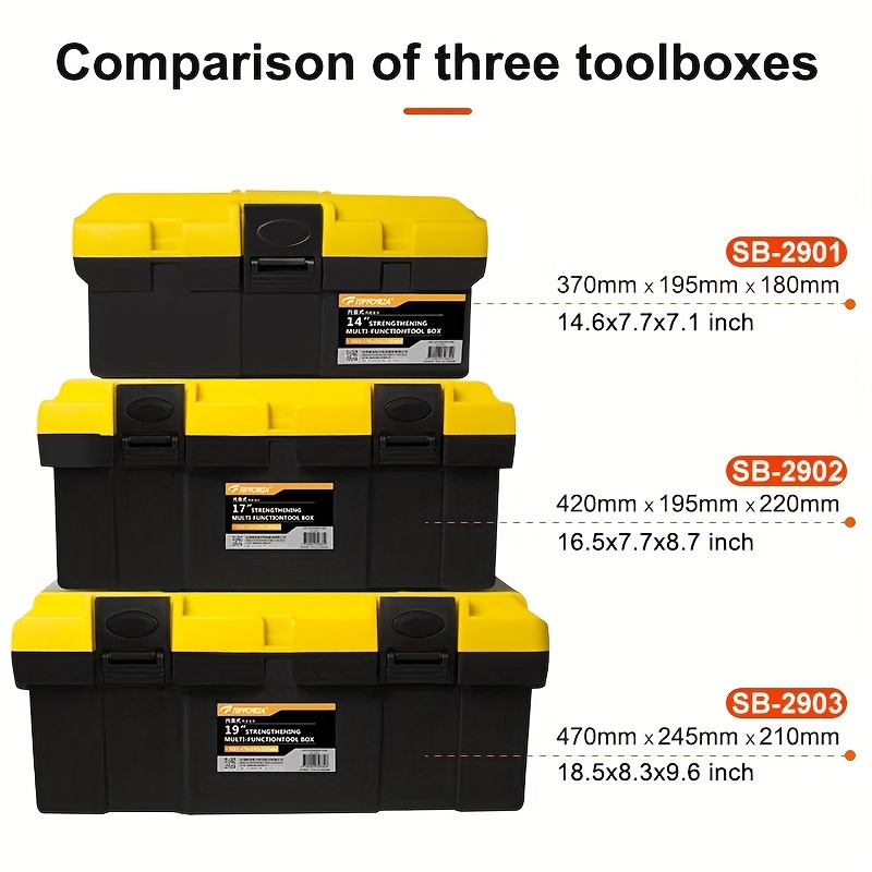 Multiple Specifications Toolbox Double Layer Tools Storage - Temu