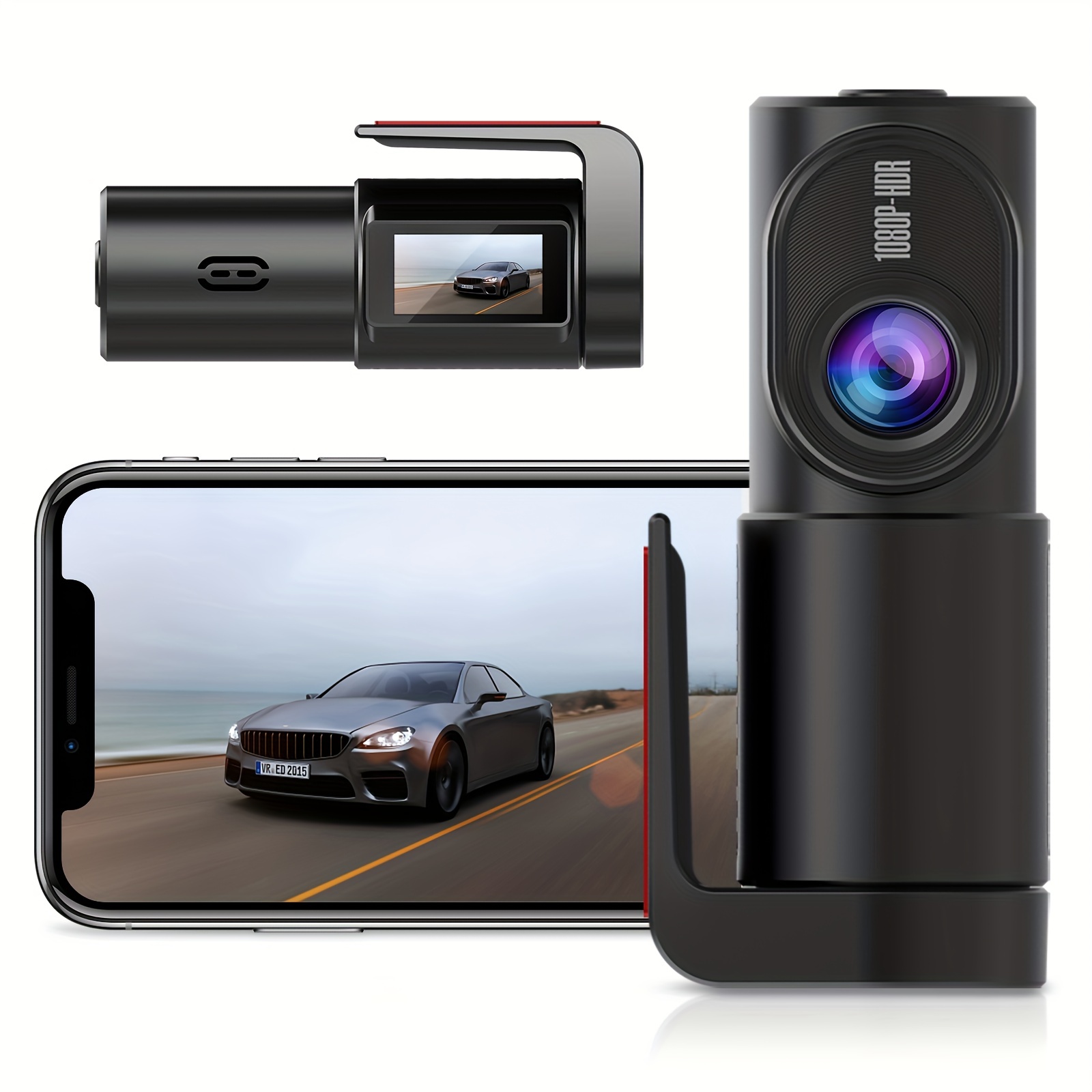 Mini Dash Cam With Screen For Car Hd Dash Cam 2 Camera - Temu