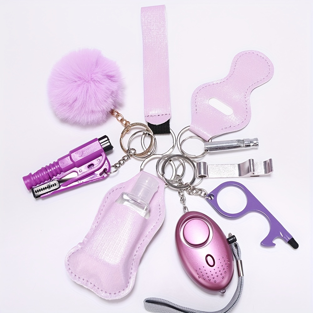 Keychain, Safety Keychain Set for Woman Girls Kids Gift