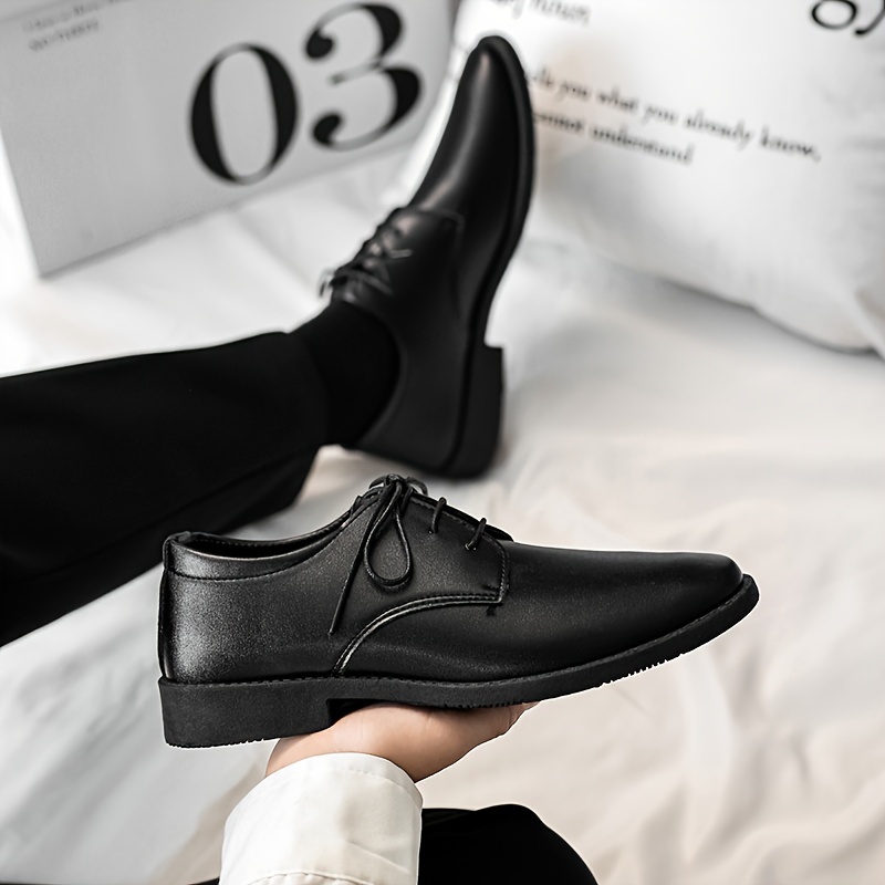 Zapatos de vestir para hombre, zapatos de negocios, cómodos mocasines de  cuero PU Oxfords de trabajo, zapatos elegantes, zapatos formales 40 Yinane  Mocasines de vestir para hombres