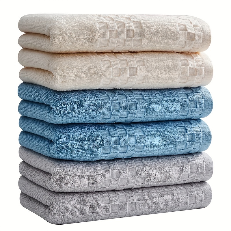 Durable And Absorbent Cotton Bath Sheet Quick Dry Towel For - Temu