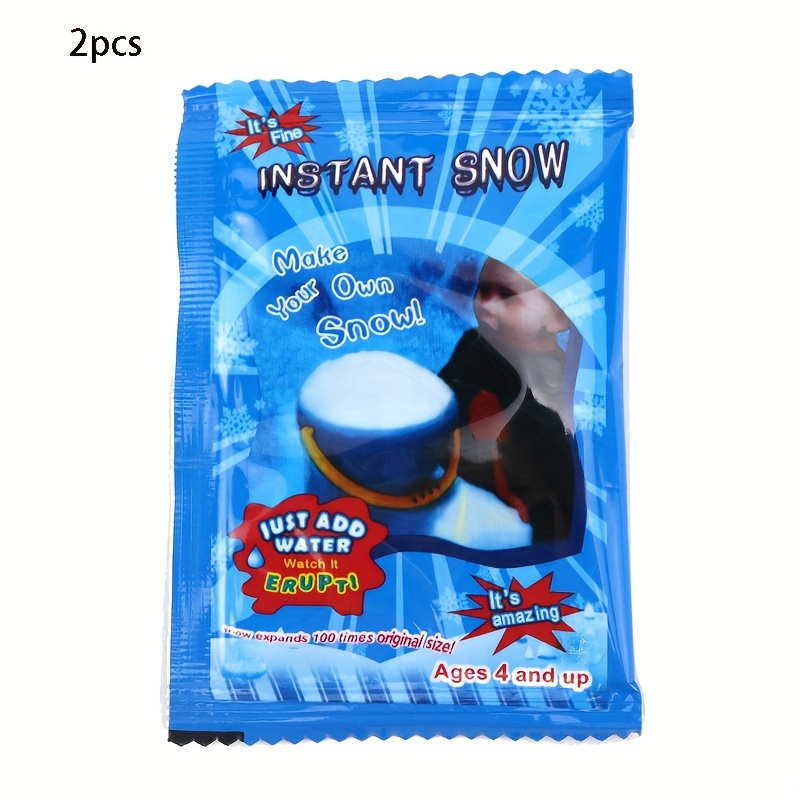 Artificial Snow Expanded Snowflakes New Year And Christmas - Temu