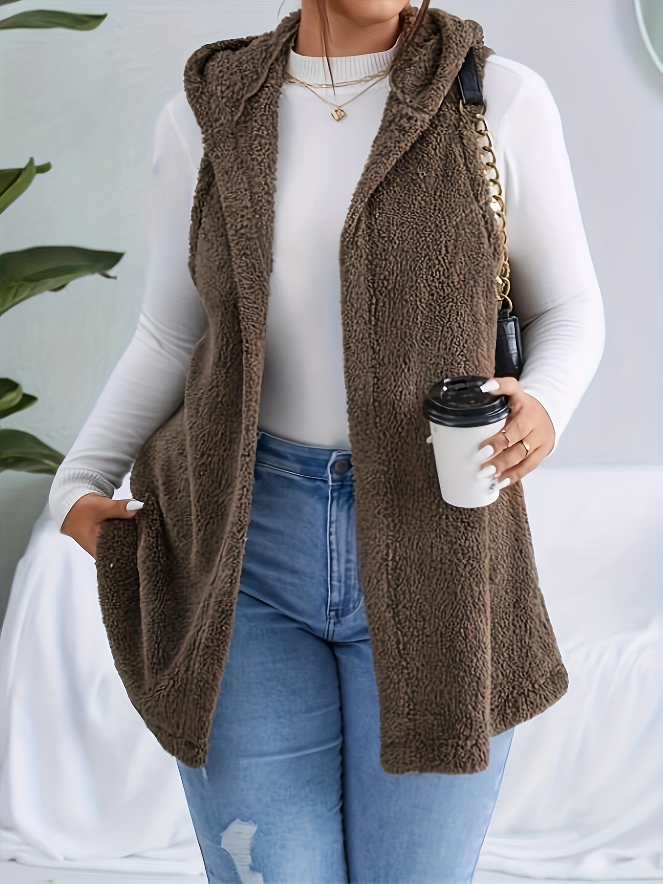 Oversized Sherpa Fleece Jacket Women Winter Plush Overcoat with Lapel Cozy  Thick Open Front Teddy Jacket 2023 Outwear, Beige, Small : :  Clothing, Shoes & Accessories