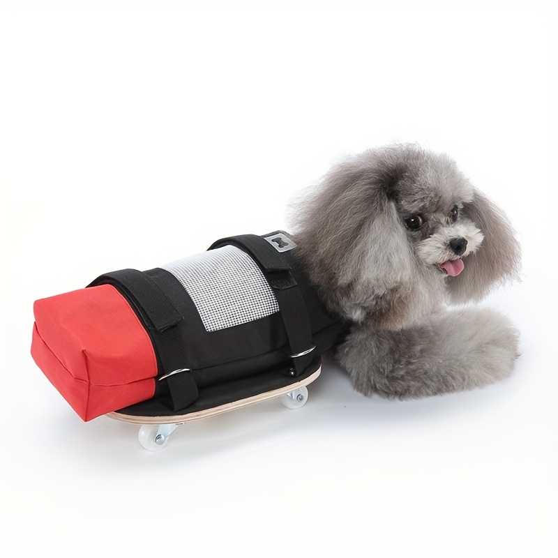 犬用 車椅子 スクーター 調整可能な動物用運動車輪障害者犬補助歩行車ペット