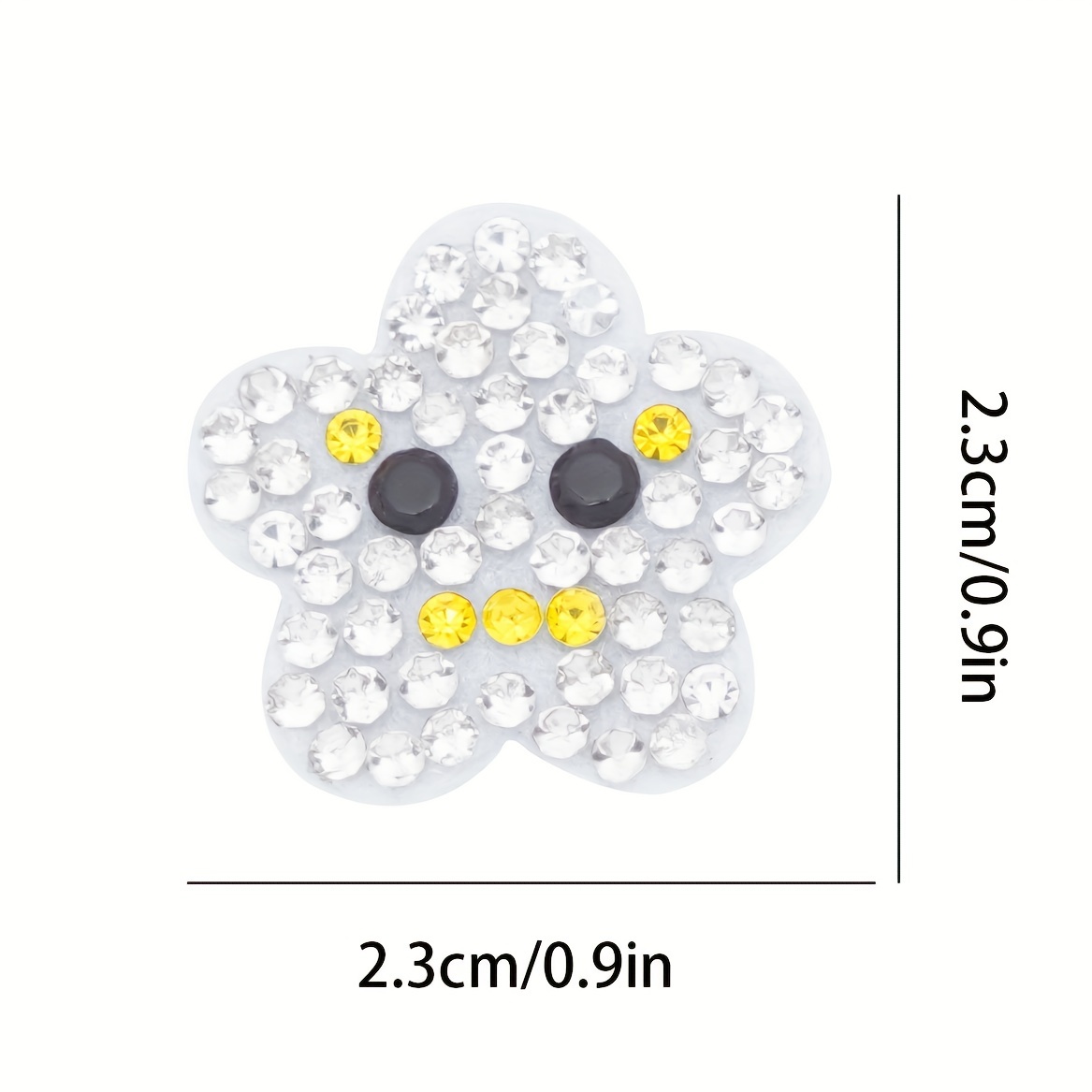 Five pointed Star Non Woven Rhinestone Stickers Diy Fabric - Temu