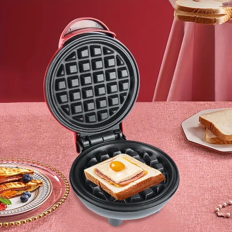 Electric Waffle Maker, Waffle Making Machine, Mini Baking Tray