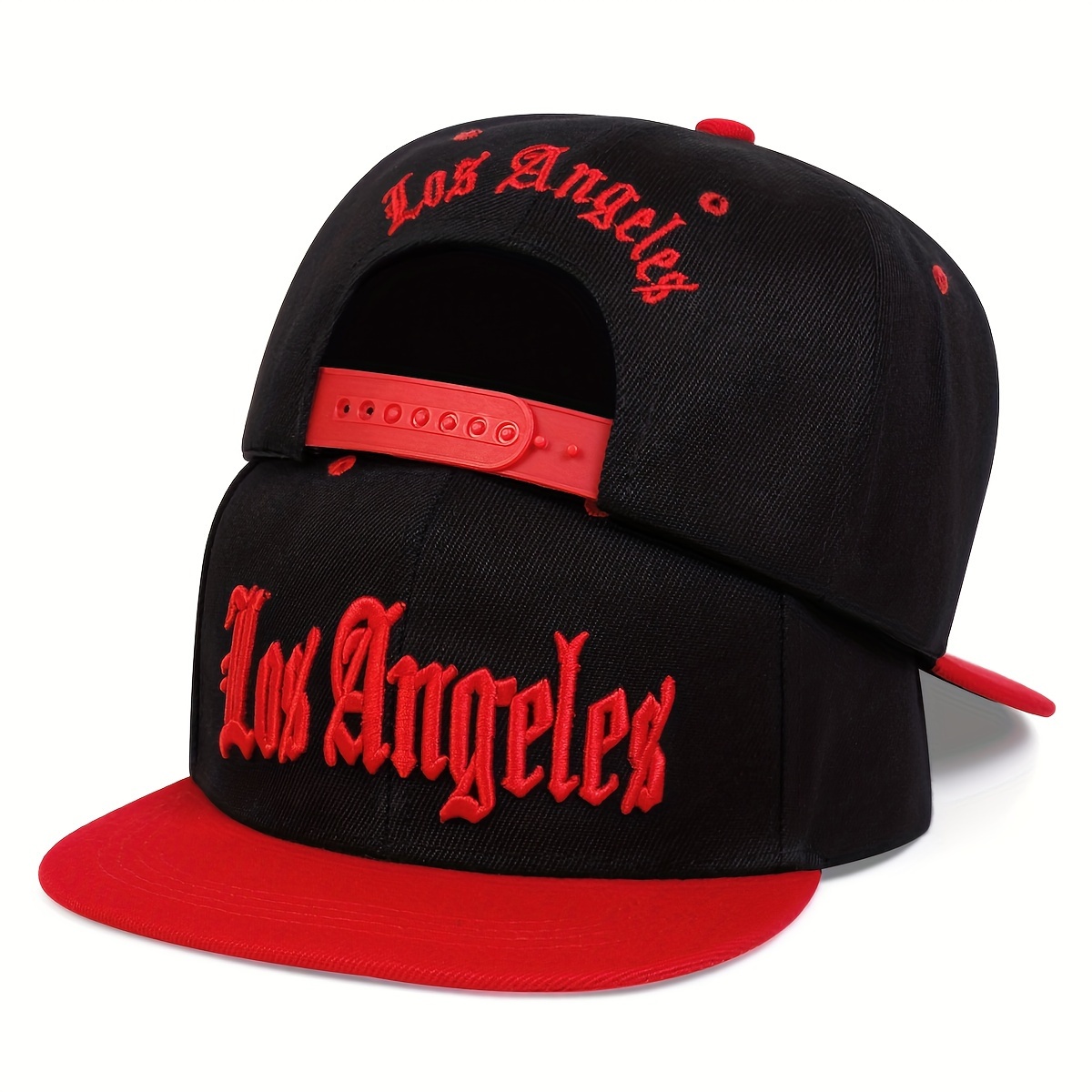 1pc Cappello Da Baseball Allaperto Regolabile Per Uomo Cappello Casual LOS ANGELES Ricamato Cappello Hip Hop dettagli 1