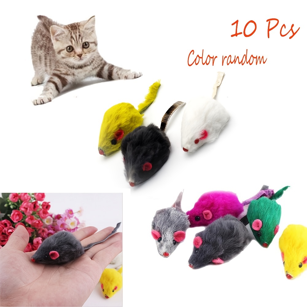 10Pcs Set Mini Mice Toys Fake Rat Cat Kitten - Quality & Affordable