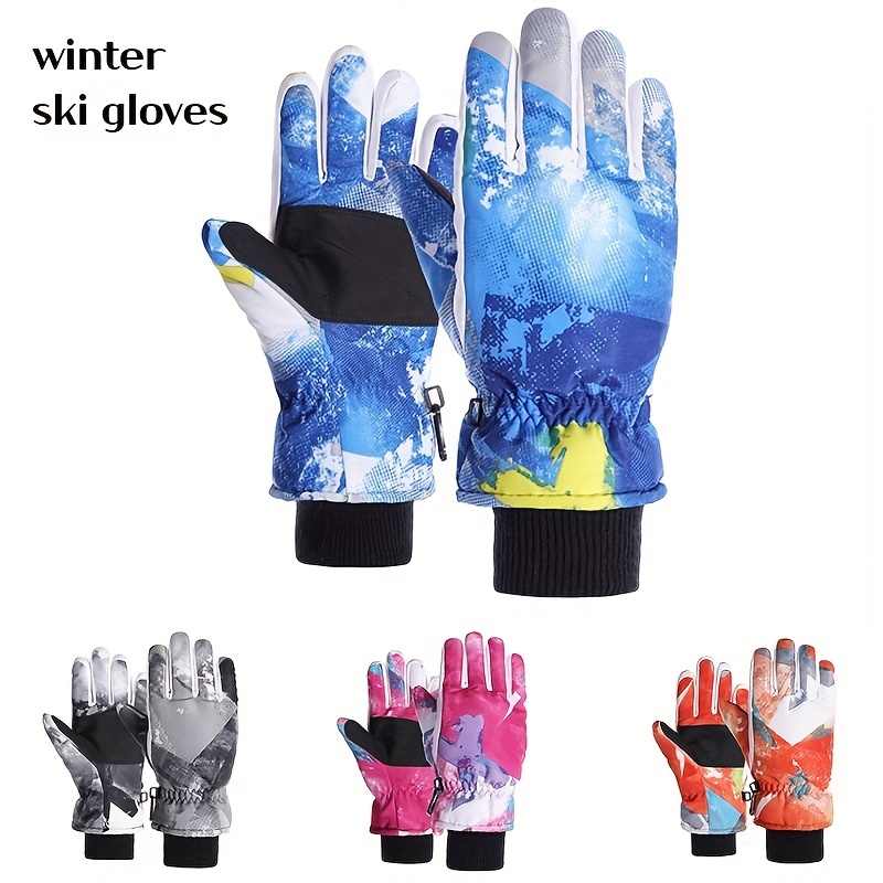 Childrens Skiing Gloves For Autumn And Winter Warm Keeping Gloves Cartoon  Colorful Padded Outdoor Riding Gloves Gifts For Children - Sports &  Outdoors - Temu Canada