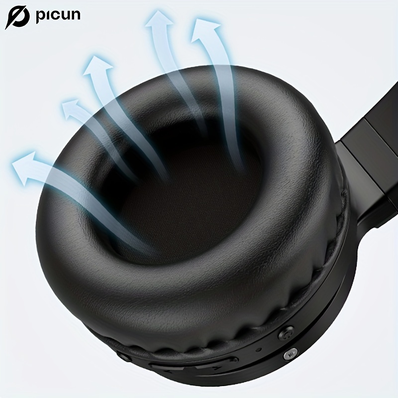  Picun Auriculares inalámbricos B12, sonido estéreo HD sobre la  oreja con micrófonos integrados, graves profundos 20 horas de reproducción,  auriculares Bluetooth 5.2 de carga rápida para adultos, : Instrumentos  Musicales