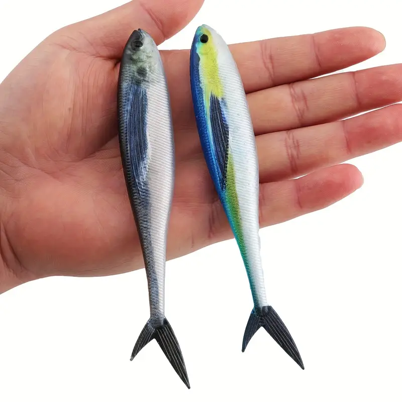 Fork Tail Fishing Lure 3d Printing Soft Bait Bionic Sea - Temu