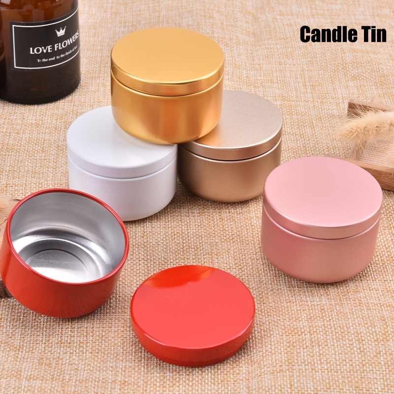 12pcs/set 4oz Candle Tins DIY Candle Containers With Lids, Metal Candle  Jars, Candle Jars For Making Candles, Bulk Tins Storage For Candle Perfect  For