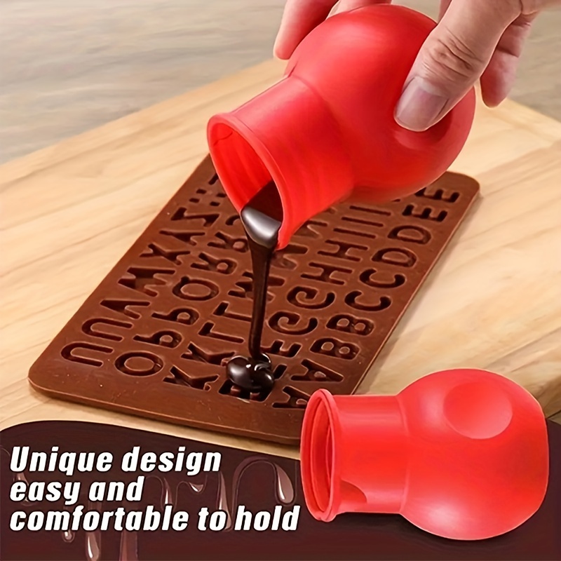 Silicone Chocolate Butter Melting Pot Sauce Cup Heat Milk Pouring Tools for  Kitchen Microwave Cake Baking