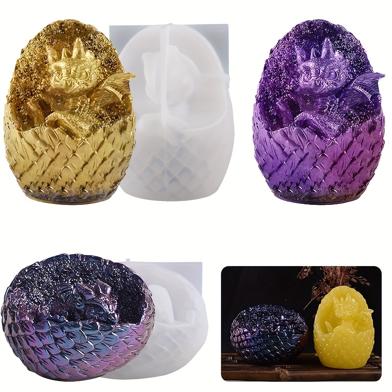 Silicone Dragon Egg Mold-creative Dragon Egg Resin Mold-dragon Egg Night  Lamp Mold-epoxy Resin Table Lamp Mold-resin Art-resin Craft Mold 