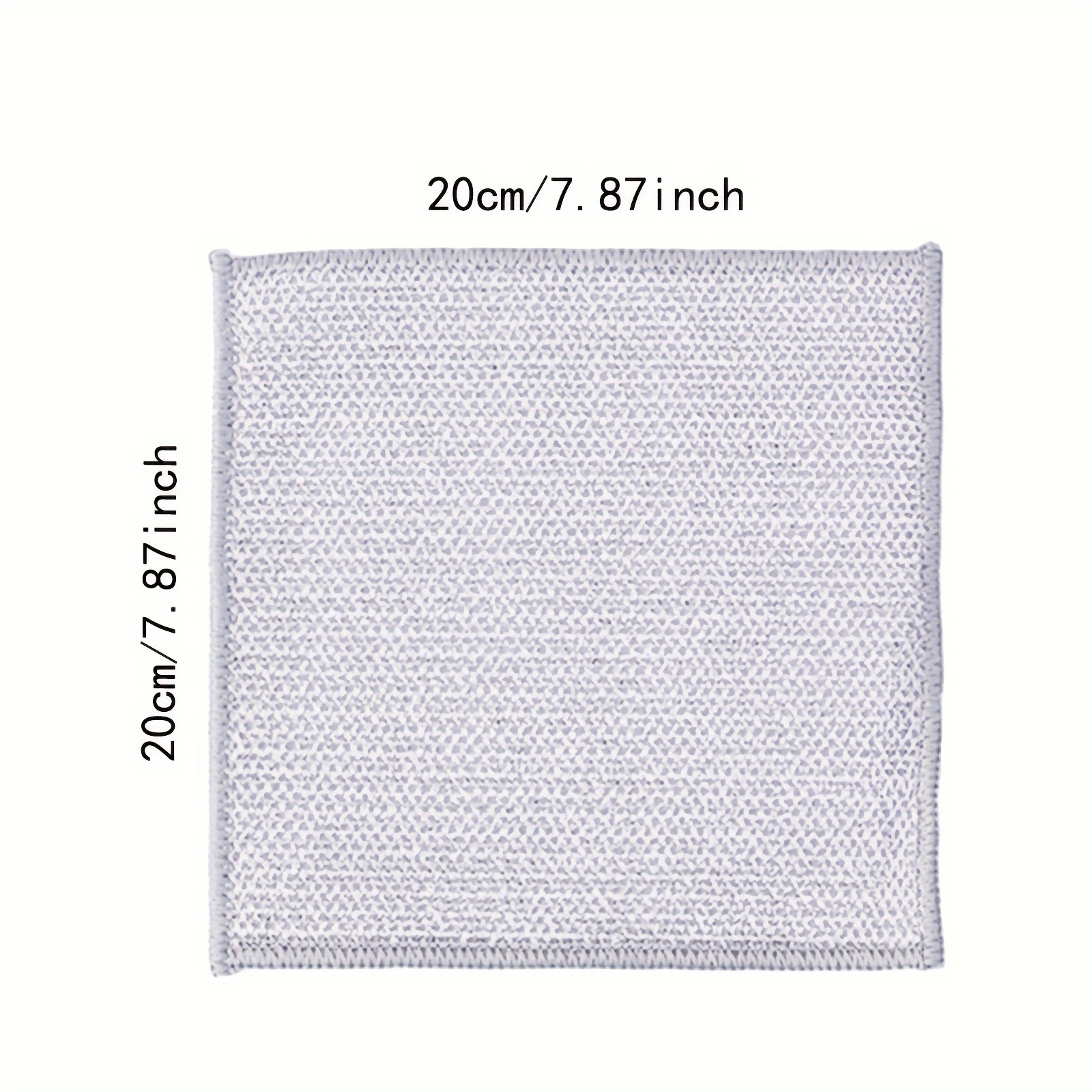 1/3/5/10Pcs New Thickened Steel Wire Cleaning Cloth Non-Scratch  Double-layer Iron Microfiber Mesh Dishrag Washing Pot Rags Kitchen Towels
