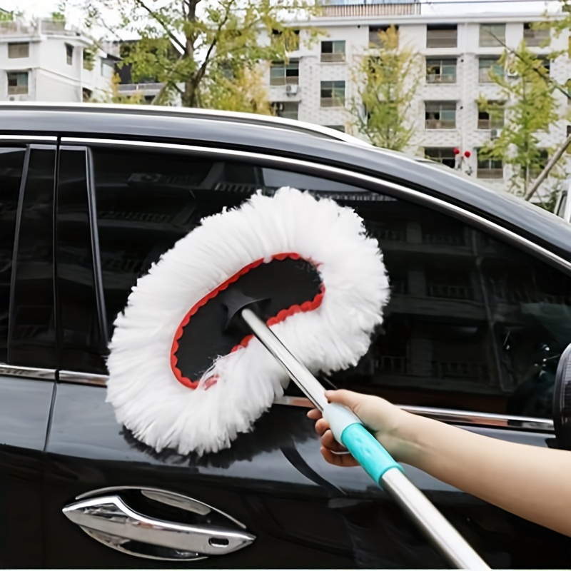 Microfiber Car Duster Wash Mop with Extendable Handle for Exterior