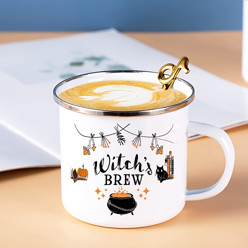 Taza Esmaltada de otoño