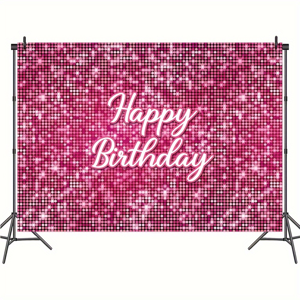 Pink Glitter Backdrop for Photography Party Photo Background Wall Paper  Fabric Photo Vinyl Backdrop Background Printed Props JHGB174 -  Canada