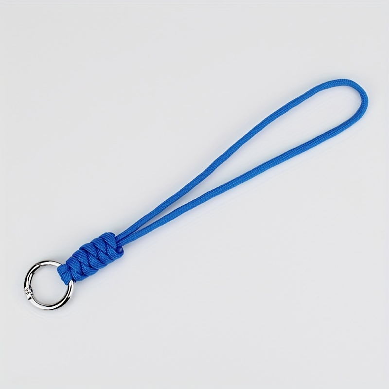 Lanyard Braided Rope Keychain Key Ring Key Holder Carabiner - Temu