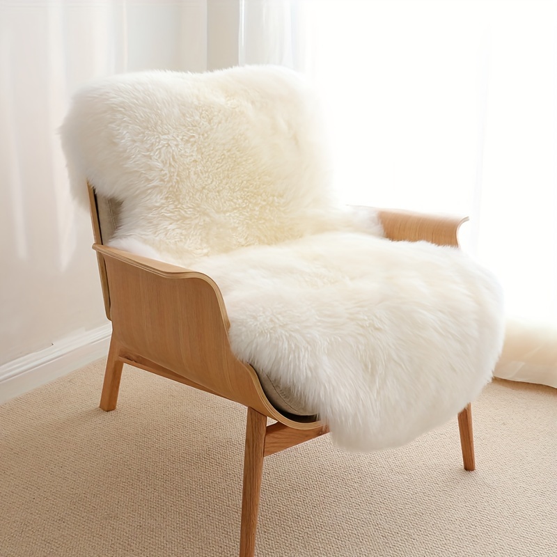 Faux wool online chair