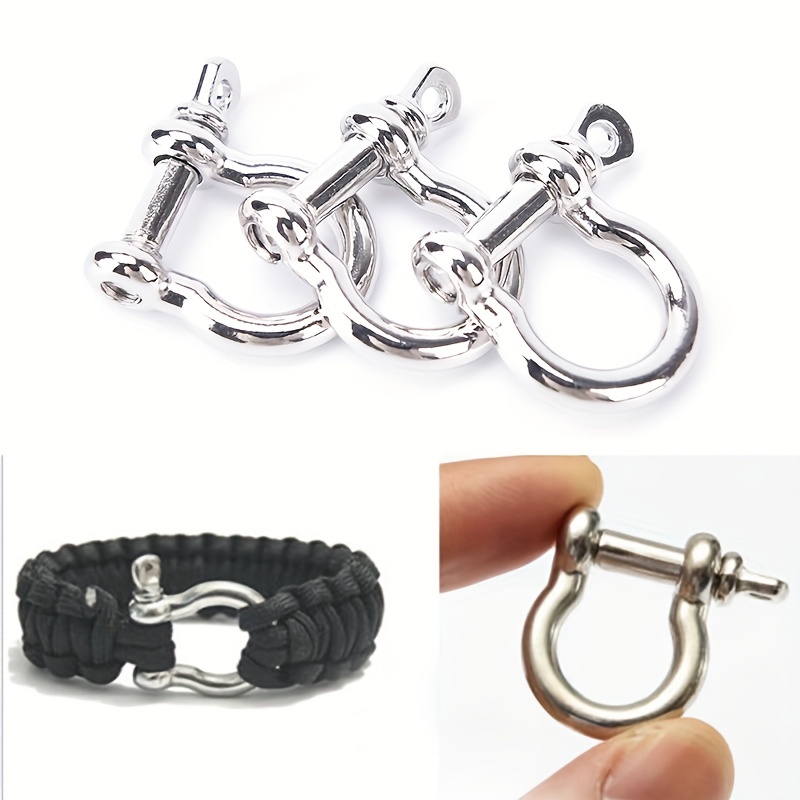 Paracord Buckles Connector Shackle Metal Charm Accessories U