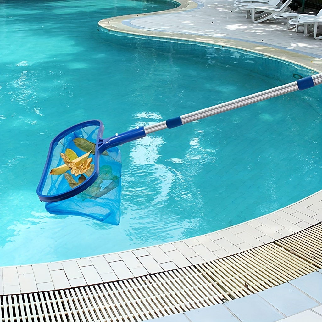 Pool Skimmer Pool Net 3 Section Pole Pool Skimmer Net With - Temu