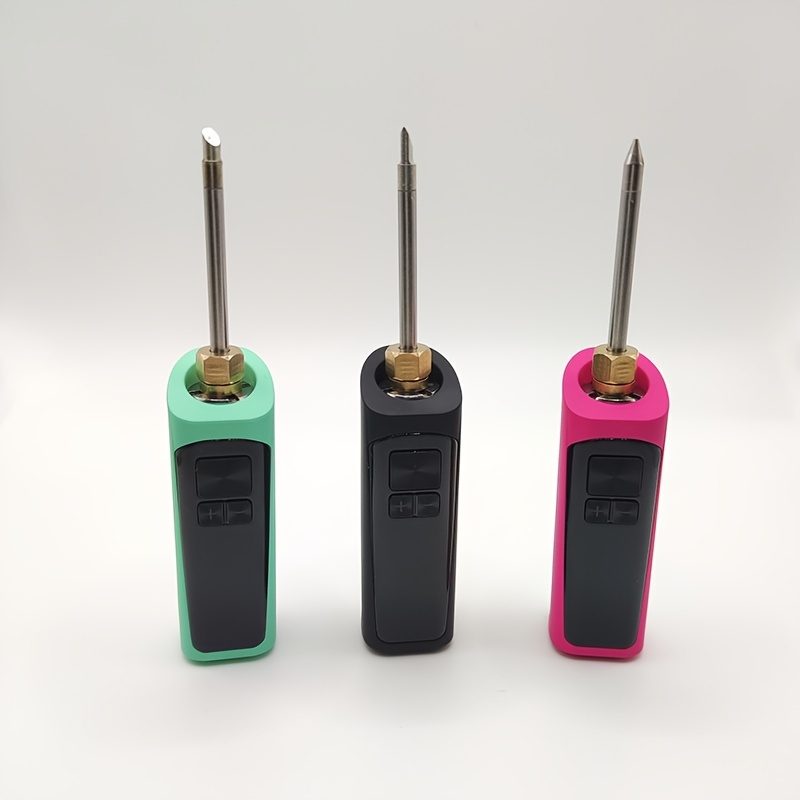 Compact Soldering Iron 510 Thread Battery 400mah Display Temu