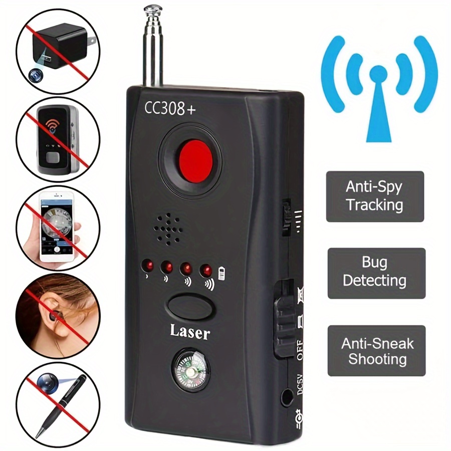 Hidden Camera Detector Anti-Spy Car GPS Tracker Listening Device Bug RF  Wireless All Signal Scanner Gadget Security Protection - AliExpress