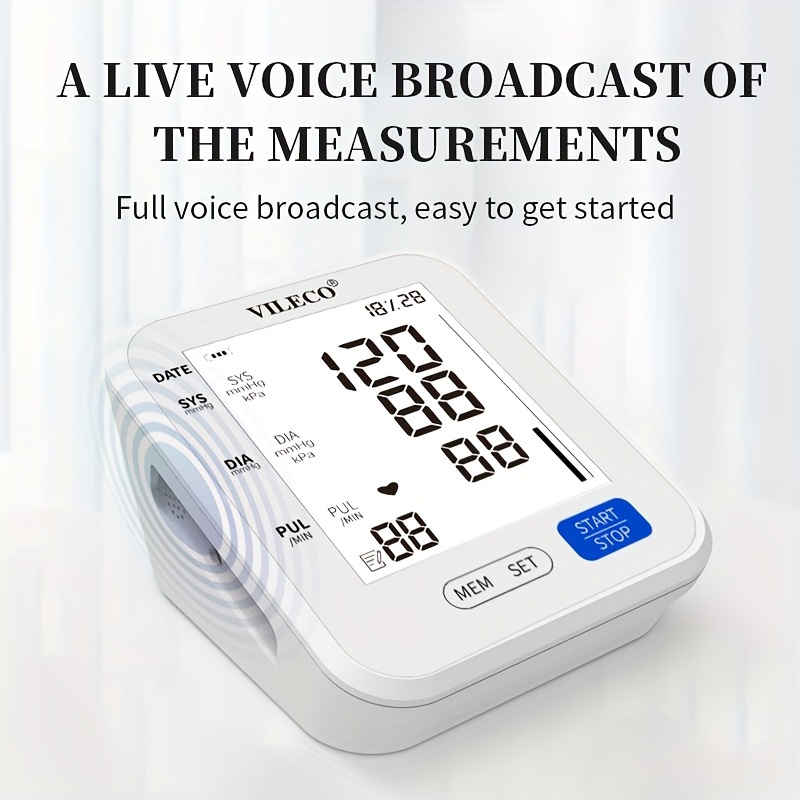 Accurate Blood Pressure Monitor With Heartbeat Detection - Temu