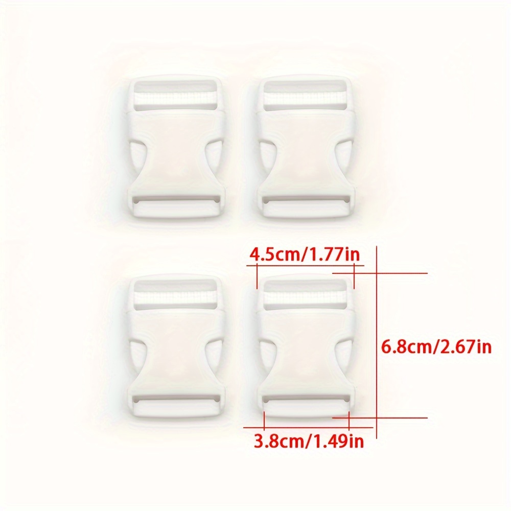 Plastic Buckles Backpack Buckle Ring Accessories Adjustment - Temu