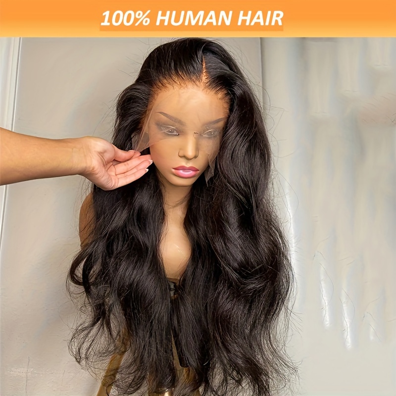 Brazilian Remy Human Hair Wigs 13x4 Body Wave Lace Front - Temu Canada
