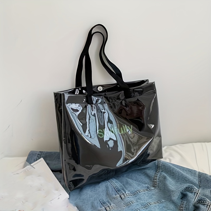 Trendy Tote Bag, Large Capacity Ladies Shoulder Bag - Temu