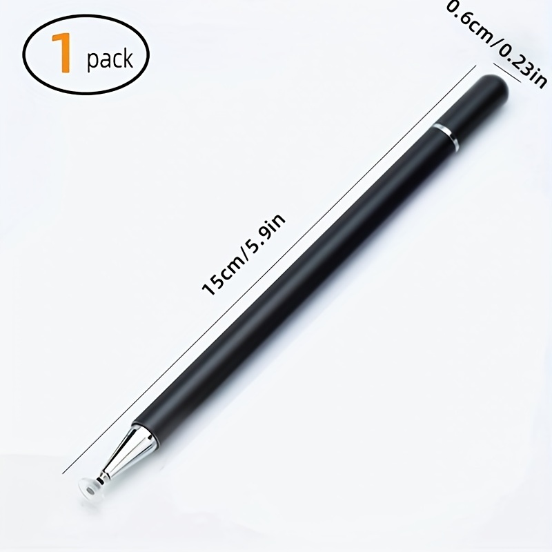Pen for Samsung Tablet, Capacitive Disc Tip Stylus Pencil & Magnetic Cap  Compatible with Apple iPad pro/iPad 6/7/8th/iPhone, Samsung Galaxy Tab  A7/S7