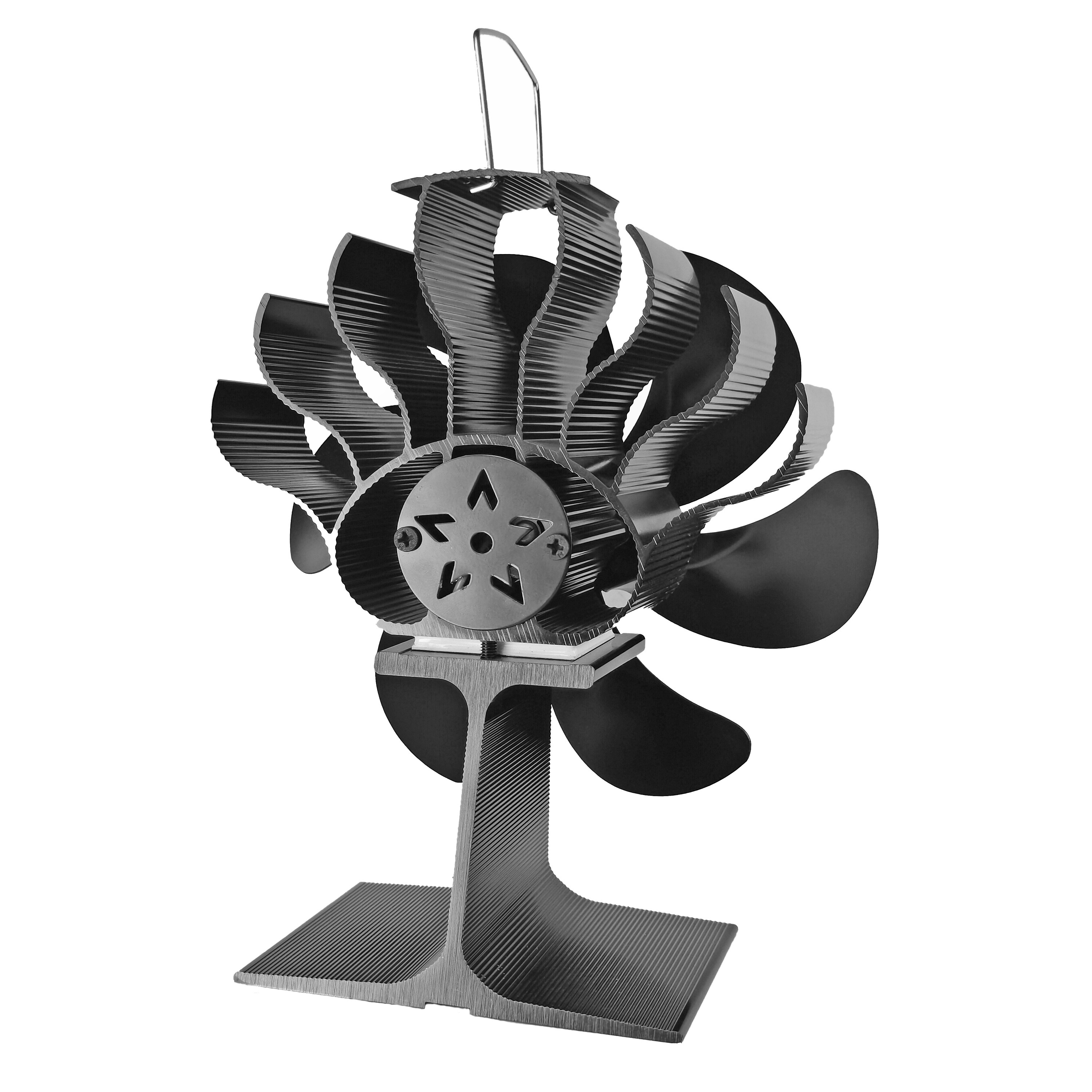 Timubike Nouveau ventilateur à air chaud cheminée ventilateur lame