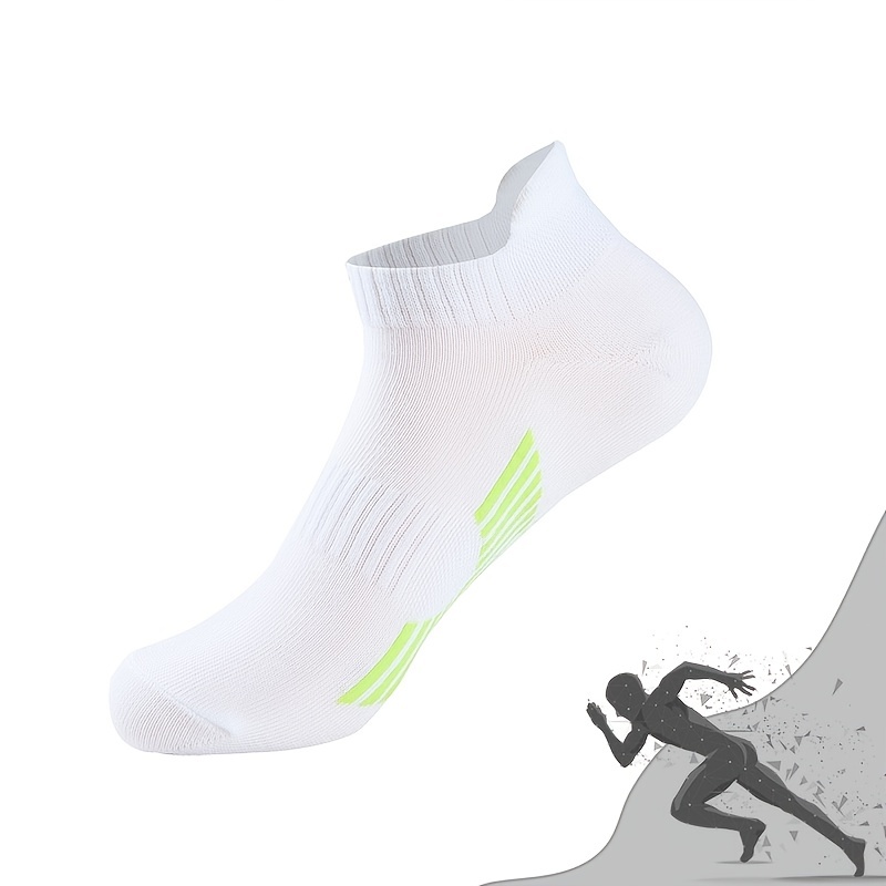 5 pares de calcetines cortos para hombre, calcetines deportivos casuales de  algodón al tobillo, calcetines deportivos para correr para hombres y mujer
